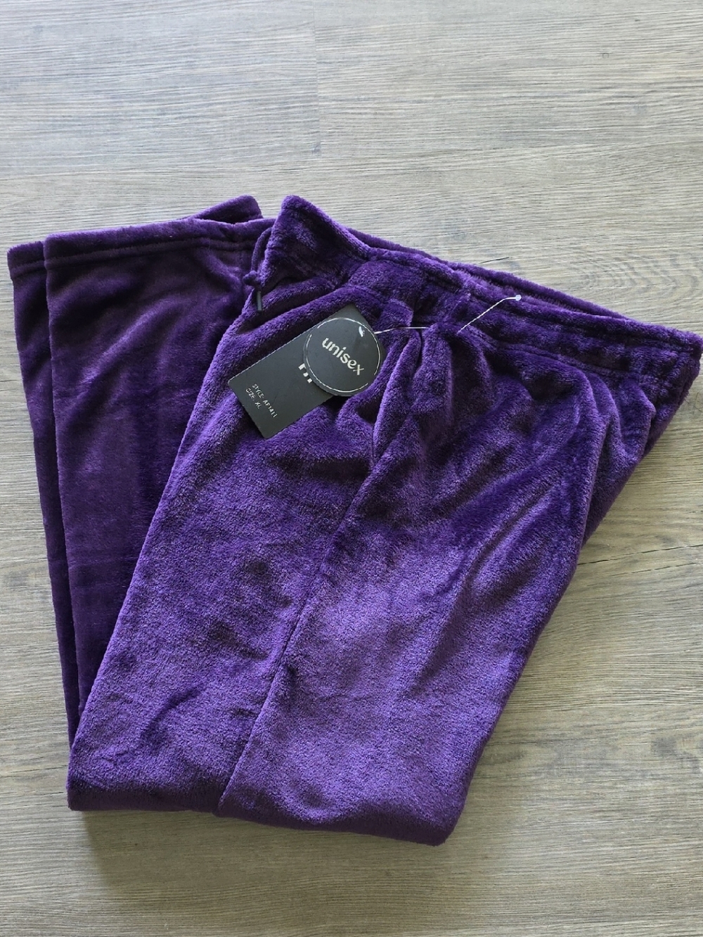 NWT| Unisex Plush Purple Lounge Pants